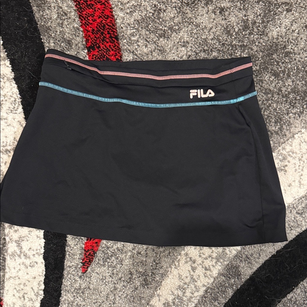Fila Black Skirt with Pink and Blue Accents